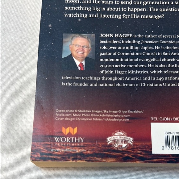 Four Blood Moons book by John Hagee, Religious Prophecy, Biblical Studies, used - Picture 3 of 11